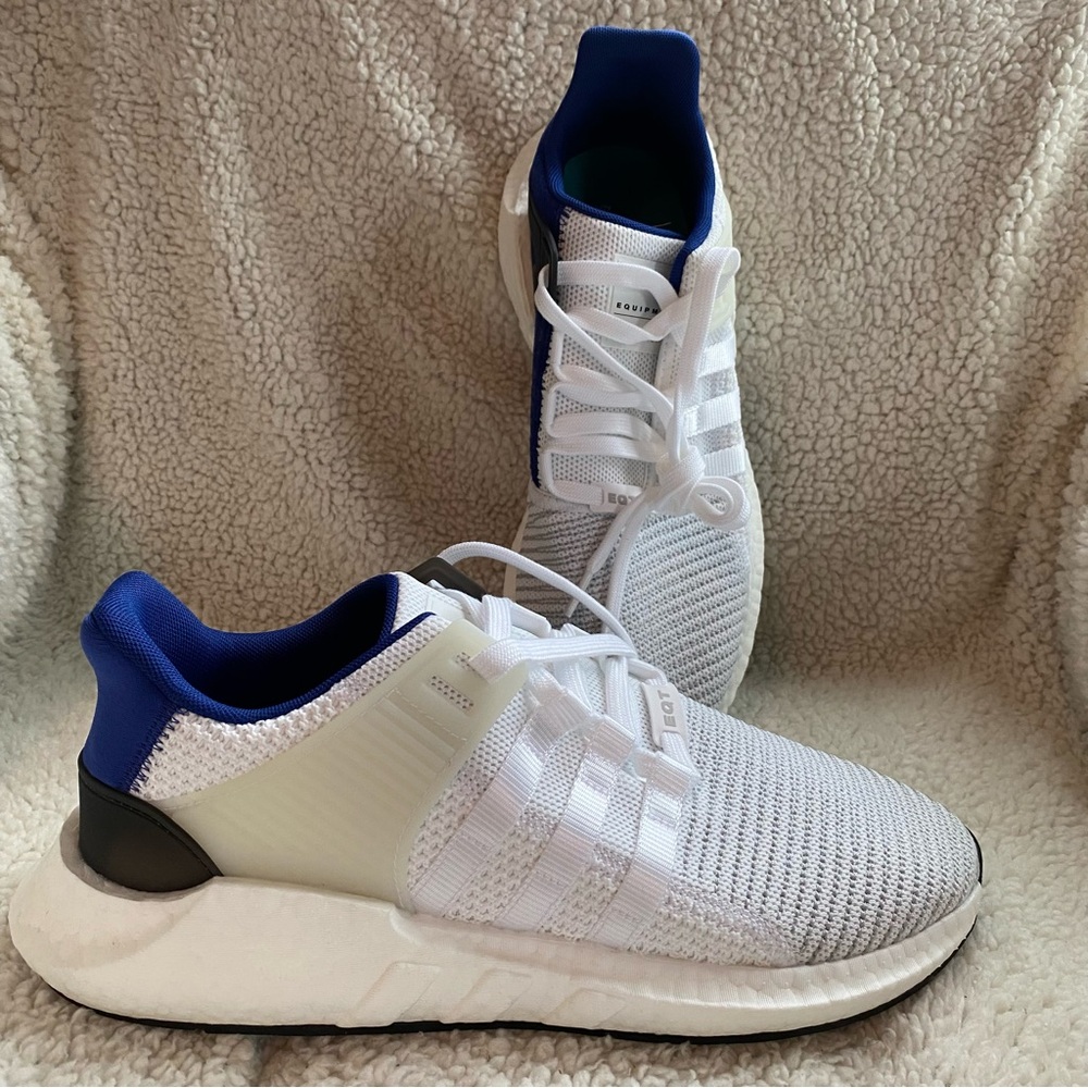 Adidas ADV/91-17 Men’s White and Blue Sneakers -10.5 - NWT Comfy Ortholite